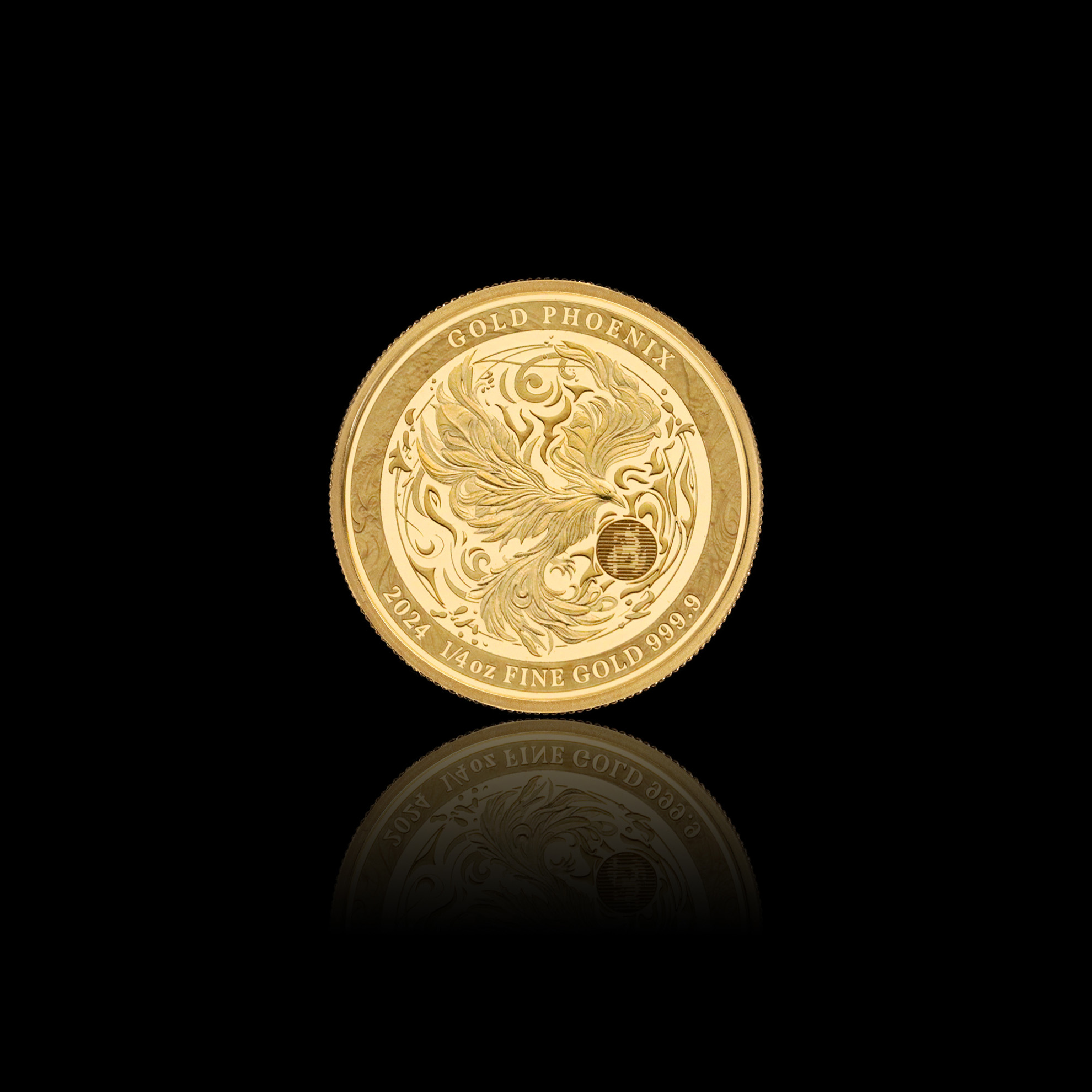 Gold Phoenix 2024 Bullion Coin, 1/4 oz