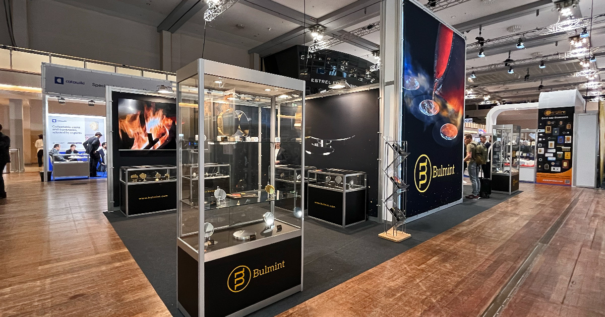 Bulmint returned as an exhibitor for the 50th edition of the World Money Fair in Berlin