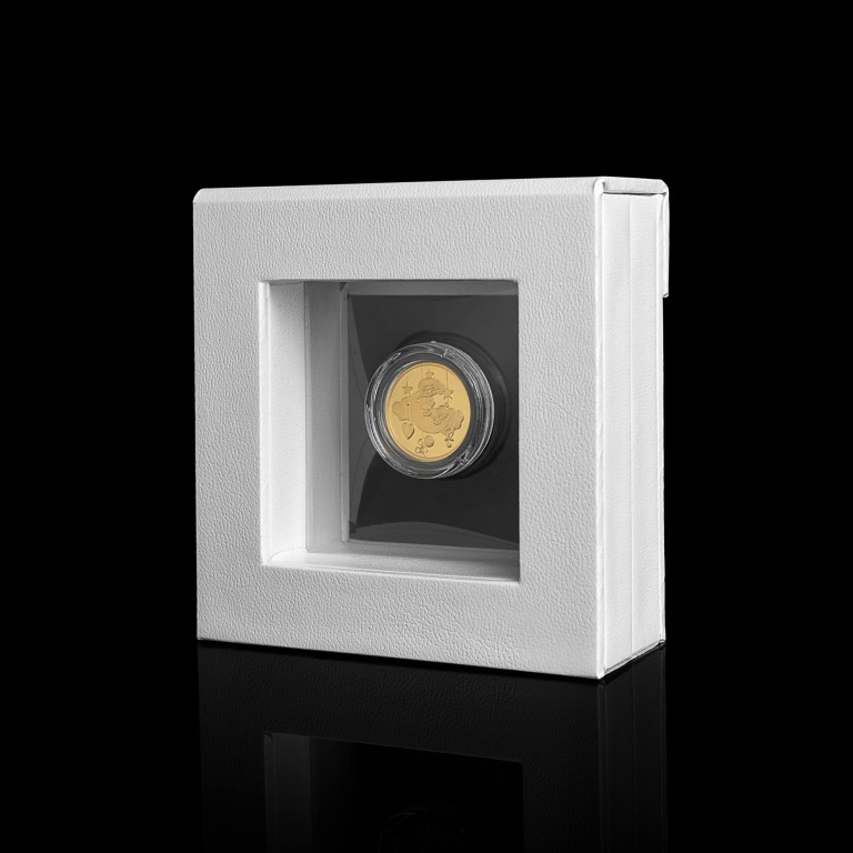 Luxury medal frame - small, white