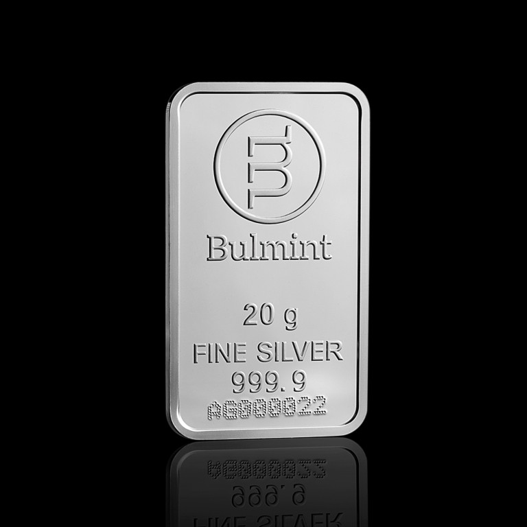 Investment Silver Bullion Bulmint, 20g