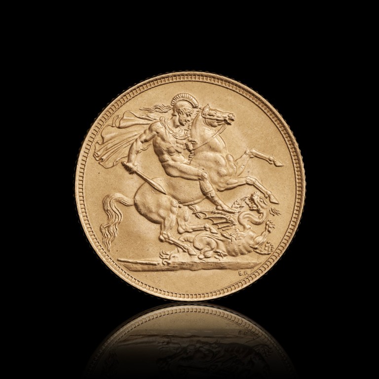 Gold Sovereign Coin, 7.98 g