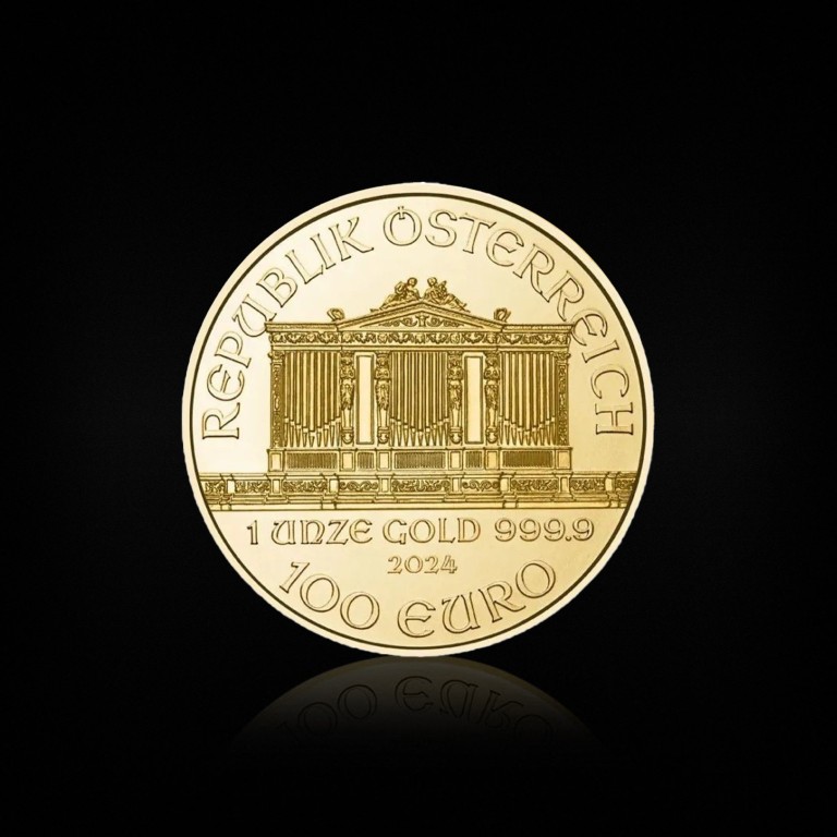 Vienna Philharmonic 1 Ounce Fine Gold Coin