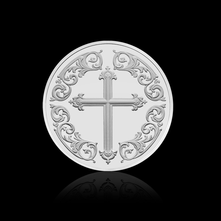 “Holy Baptism” Silver Medal, 31.1g