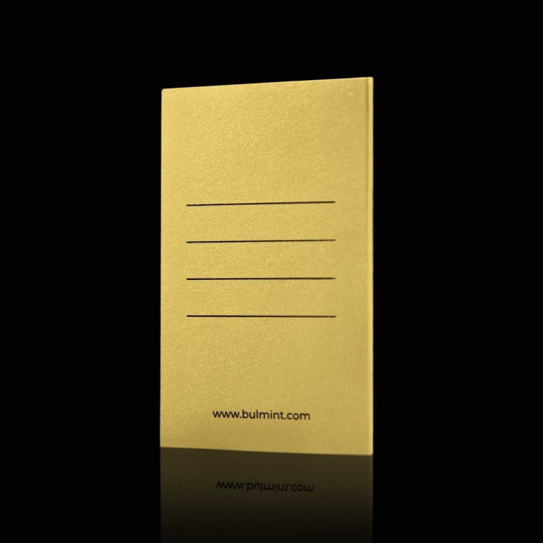 Happy New Year Gold Bar Packaging