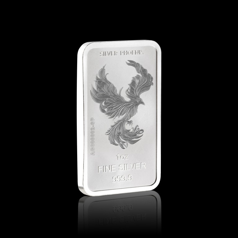 Silver Phoenix Bullion Bar, 1 oz