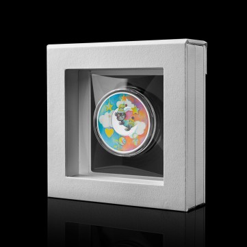 Luxury medal frame - medium, white