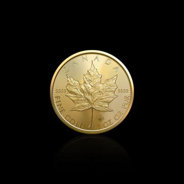 Канадски кленов лист, 1 унция злато