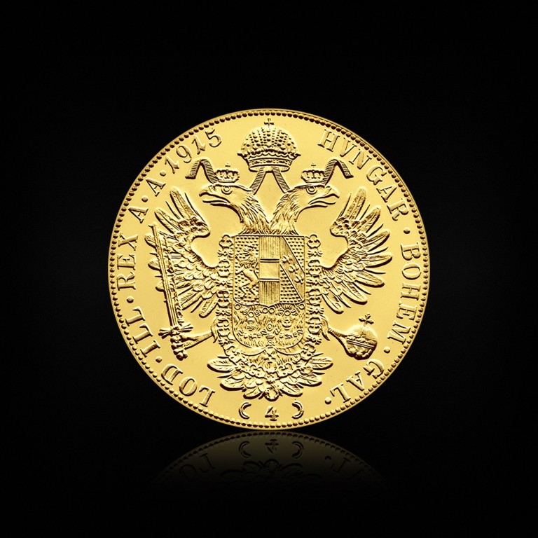 4 Austrian Ducats Gold Coin, 13.96 g