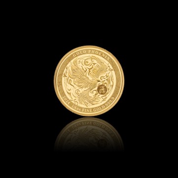 Gold Phoenix 2024 Coin, 1/4 oz